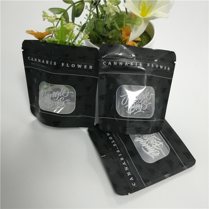 चाइल्ड रेसिस्टेंट पैकेजिंग स्मेल प्रूफ जिपर रूंटज 3.5 जी मायलर वीड पैकेजिंग बैग