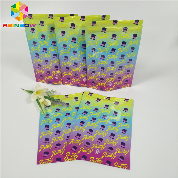 जिपर पन्नी पैकेजिंग बैग Runtz खरपतवार कुकीज़ Runtz जंगल लड़कों प्लास्टिक Mateial