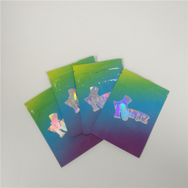 3.5 ग्राम स्टैंड अप मायलर जिपलॉक एल्युमिनियम फॉयल स्टैंड अप पाउच रोटोग्राव्र प्रिंटिंग