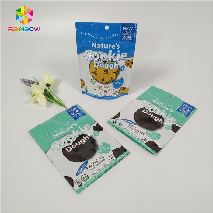 बिस्किट / ड्राई फ्रूट के लिए कलरफुल स्माल मायलर एल्युमिनियम फॉयल फूड पैकिंग बैग्स जिप लॉक