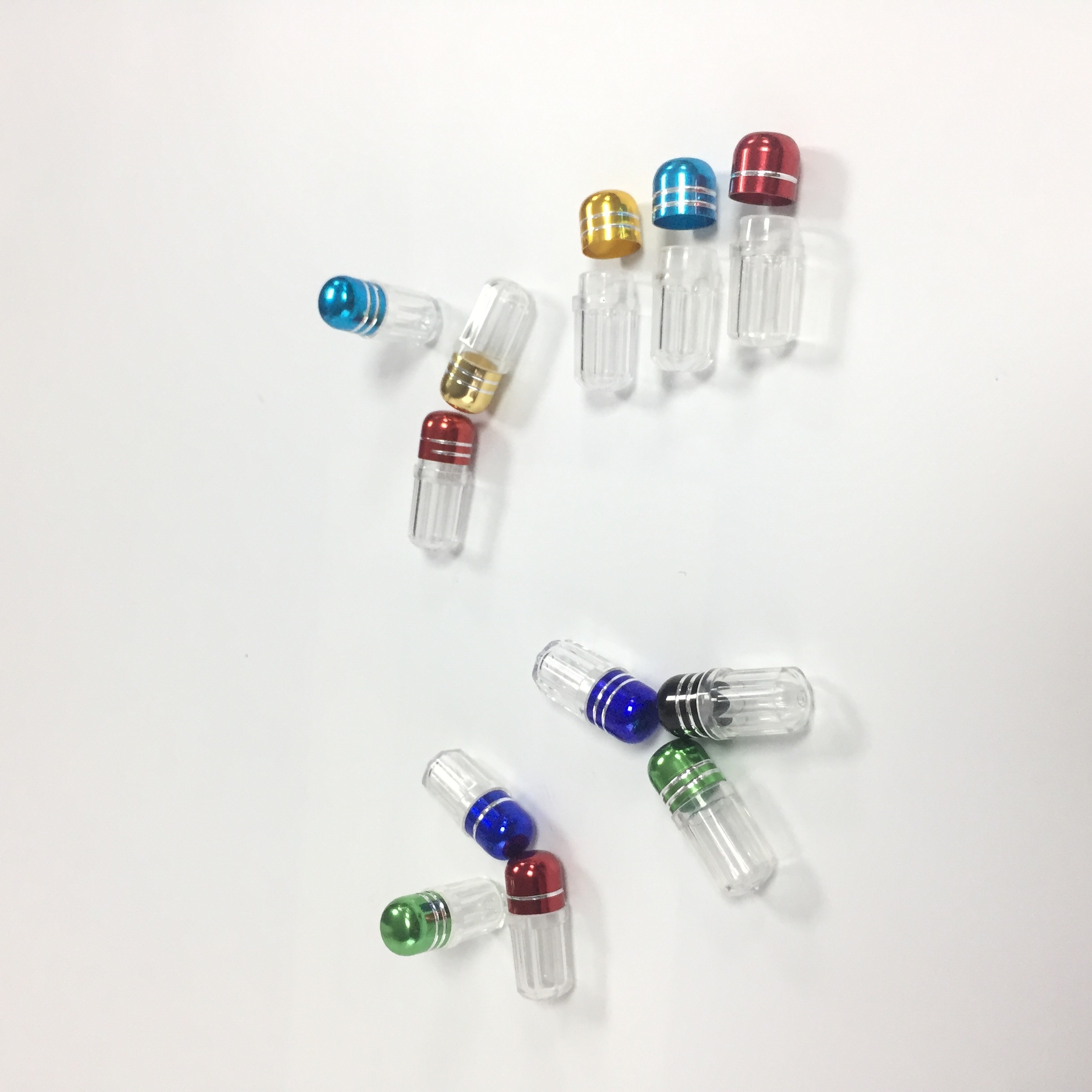 धातु कैप्सूल के साथ पूरक कैप्सूल प्लास्टिक की गोली की बोतलें पीपी पीपी सामग्री