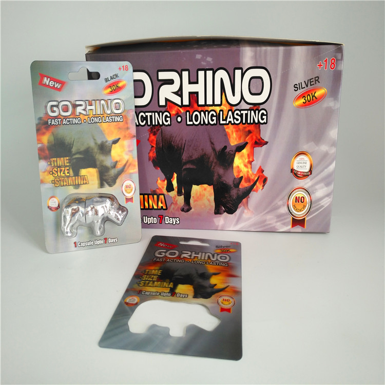 स्लाइड ब्लिस्टर पैक पैकेजिंग सम्मिलित कार्ड पुरुष संवर्धन गोलियां 3 डी कार्ड पैकेजिंग बैग