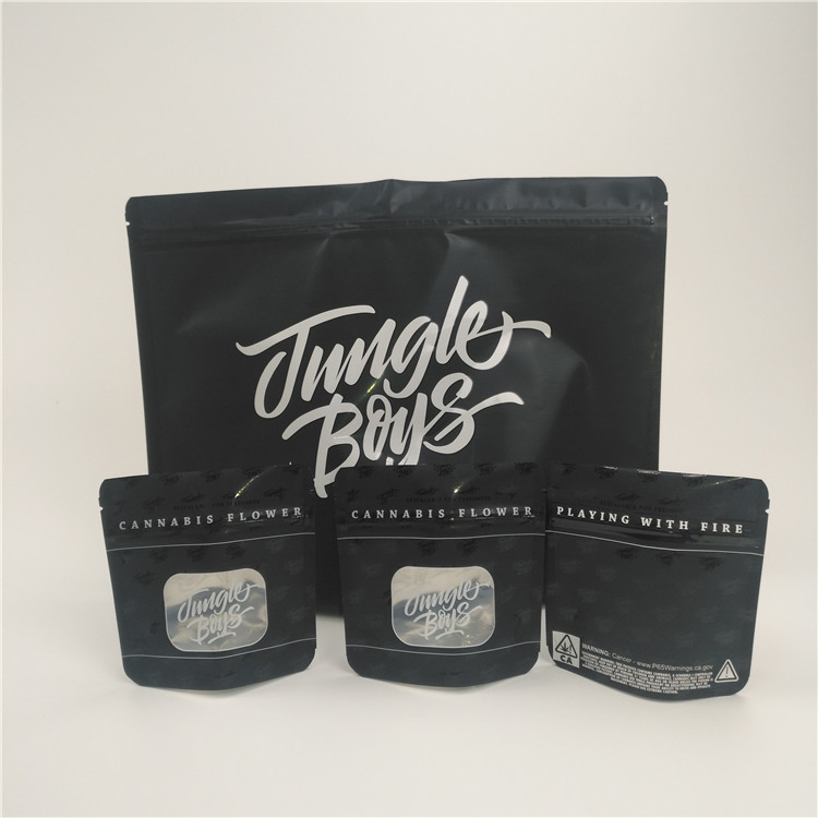 प्लास्टिक स्टैंड मेडिकल पाउच हर्बल धूप पैकेजिंग चाइल्डप्रूफ जिपलॉक बैग