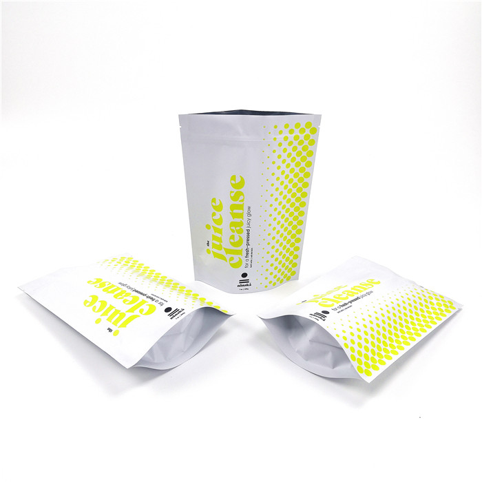 हाई बैरियर प्लास्टिक पाउच पैकेजिंग वाटरप्रूफ जूस बैग जिप लॉक डिजिटल प्रिंटिंग
