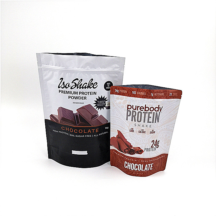 Gravnre प्रिंटिंग खाद्य पैकेजिंग बैग बड़ी क्षमता ज़िप पाउडर पाउच खड़े हो जाओ