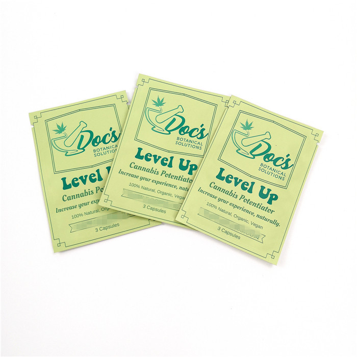 सिगरेट / तंबाकू के लिए कस्टमाइज्ड प्रिंटेड सीबीडी बैग प्लास्टिक पाउच पैकेजिंग