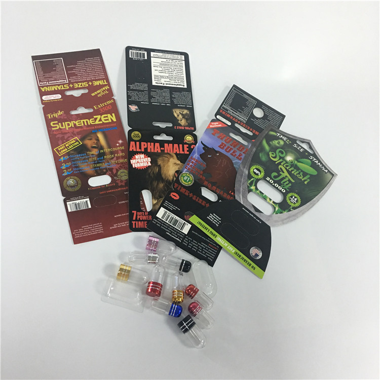 पैंथर राइनो 25k पुरुष संवर्धन गोली पैकेजिंग ब्लिस्टर डिस्प्ले पेपर कार्ड बॉक्स