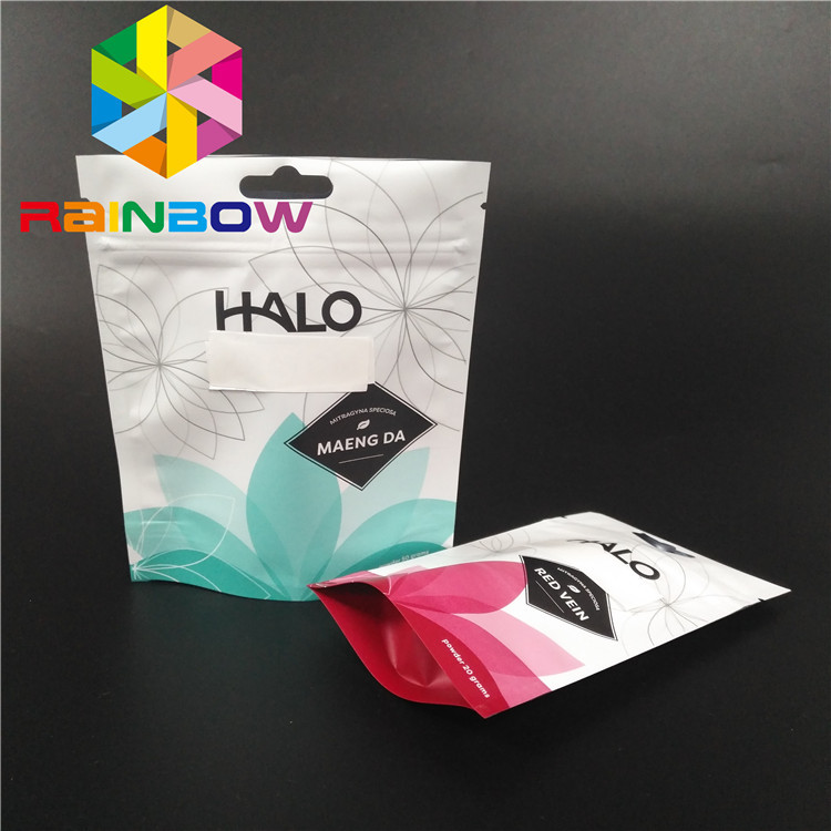 मसाले मिश्रित पाउडर पैकेजिंग पाउच मैट सतह खत्म एफडीए प्रमाणित ऊपर खड़े हो जाओ