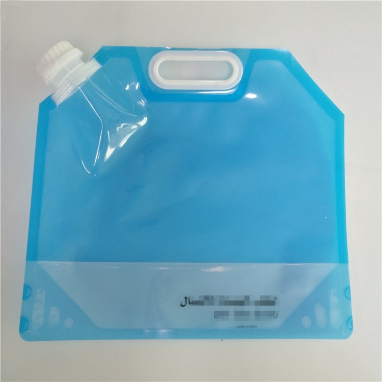 आउटडोर लिक्विड स्टोरेज बैग, पेयजल स्टैंड हैंडल के साथ टोंटी थैली