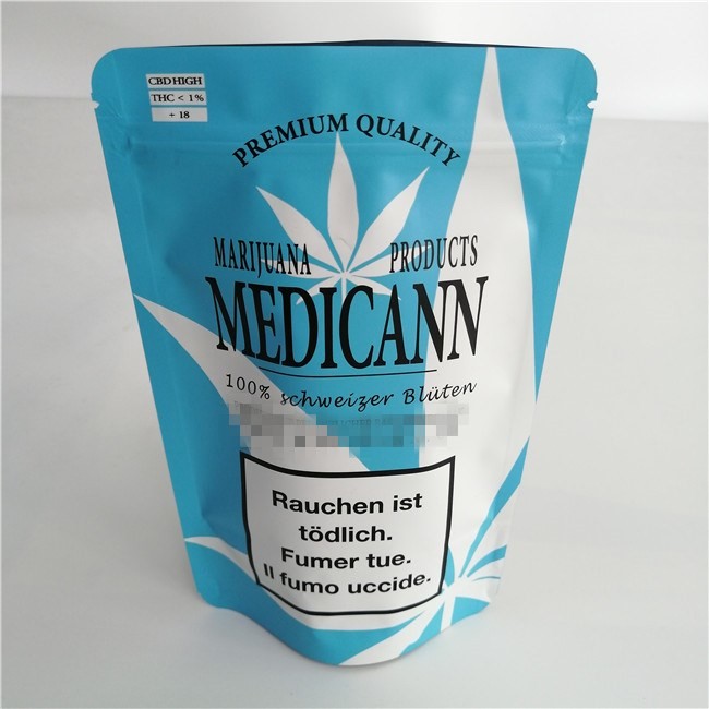 Mylar एल्यूमीनियम पन्नी ज़िप लॉक स्टैंड बैग मुद्रित कस्टम मुद्रित Biodegradable टिकाऊ