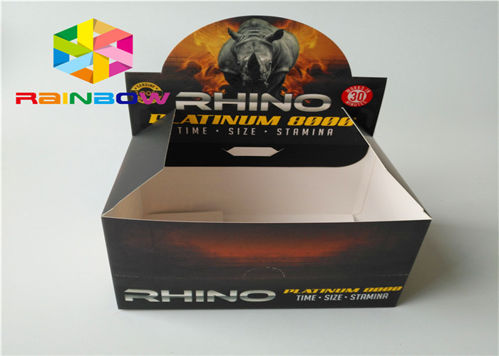 पुनर्नवीनीकरण कागज नालीदार खुदरा काउंटर प्रदर्शन बॉक्स वाष्प Vape ई तरल ई रस के लिए