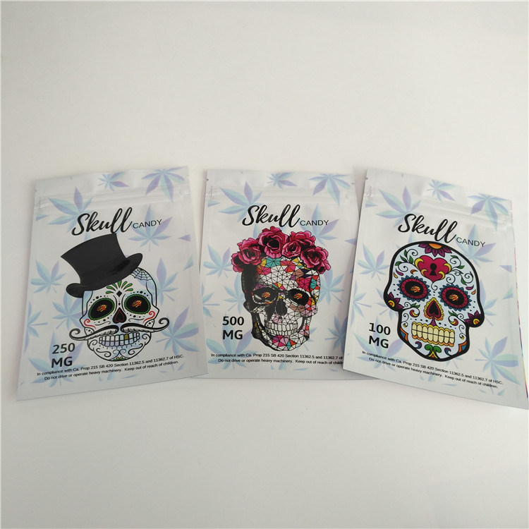 3.5 ग्राम कस्टम Mylar बैग एल्यूमीनियम पन्नी पैकेजिंग मातम / हर्बल / गोलियों के लिए