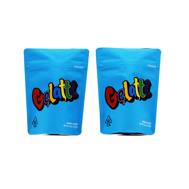 टिकाऊ हर्बल धूपदान पैकेजिंग मिनी जिपलॉक खरपतवार Mylar प्लास्टिक कैलिफोर्निया कुकीज़ बैग