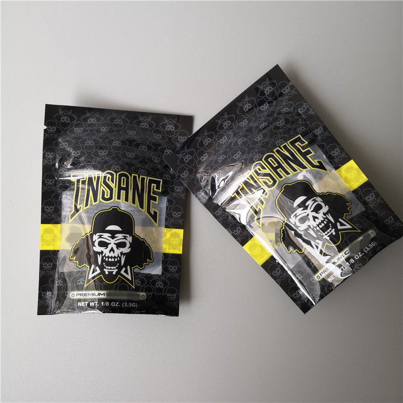 गंध सबूत पैकिंग ज़िपलॉक प्लास्टिक बैग कैलिफोर्निया कुकीज़ पैकेजिंग मैट सतह