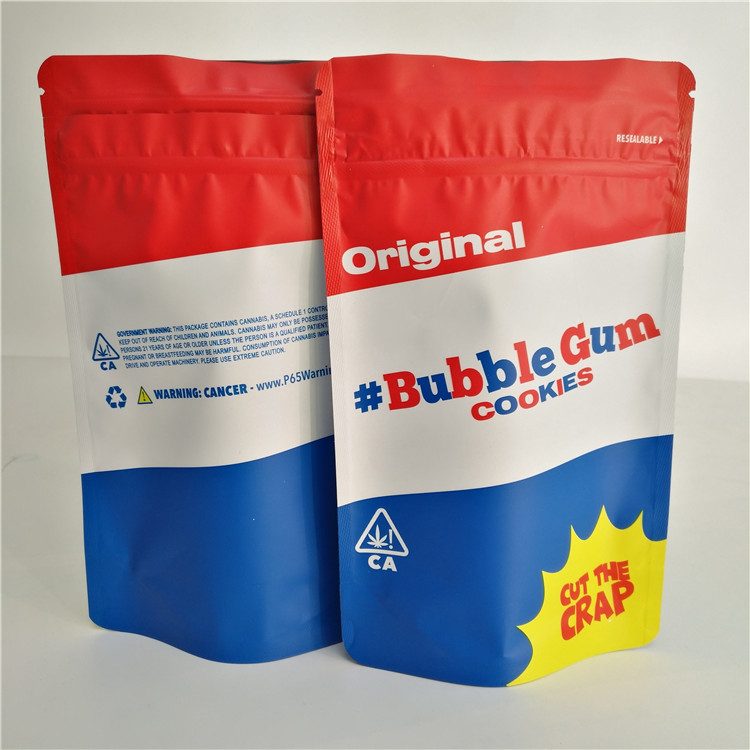 एल्यूमीनियम पन्नी बाल सबूत Ziplock बैग हर्बल धूप पैकेजिंग Gravure मुद्रण