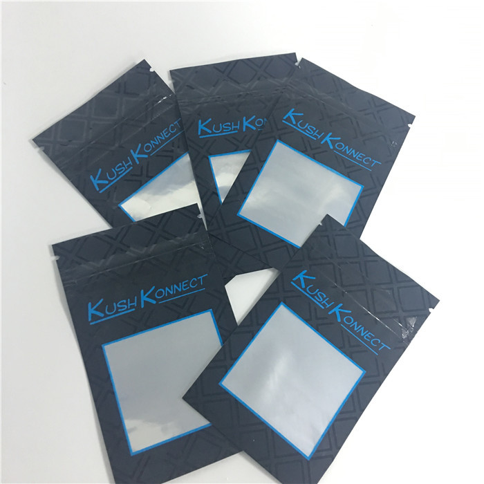 Ziplock पन्नी Mylar हर्बल धूप पैकेजिंग कस्टम मुद्रित 120-140 माइक्रोन मोटाई