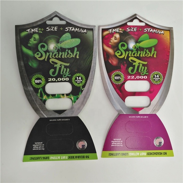 सेक्स पिल ब्लिस्टर कार्ड पैकेजिंग स्पैनिश फ्लाई 2000 पुरुष एन्हांसमेंट पिल्स पैकिंग