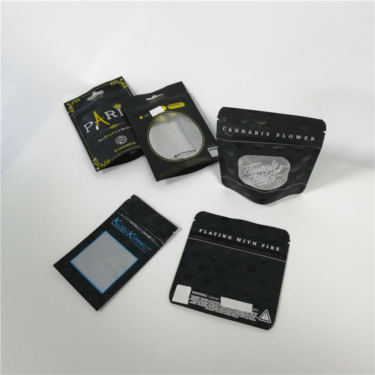 Resealable प्लास्टिक बैग कैंडी गमी भालू पैकेजिंग सीबीडी खरपतवार गांजा 7g 28g