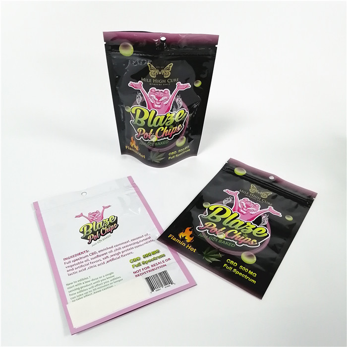 स्वनिर्धारित डिजिटल प्रिंट हर्बल धूप पैकेजिंग थैली पन्नी नाश्ता बैग खड़े हो जाओ