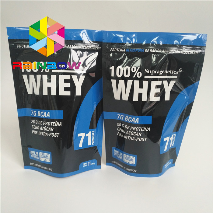 कस्टम मुद्रित स्नैक बैग पैकेजिंग पाउच Resealable Ziplock ग्लॉसी खत्म ऊपर खड़े हो जाओ