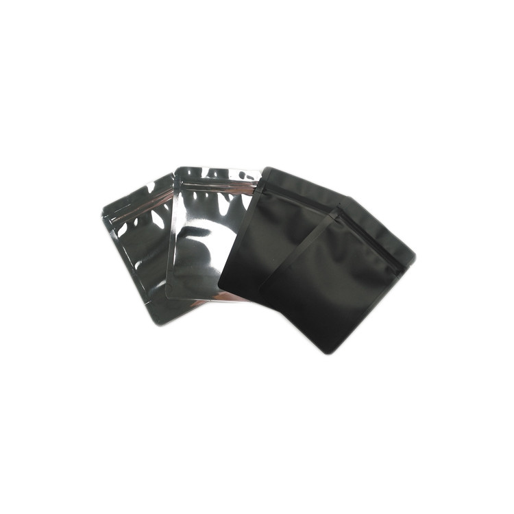 भोजन के लिए मैट सरफेस प्लास्टिक पाउच पैकेजिंग एल्युमिनियम फॉयल छोटा जिपर बैग