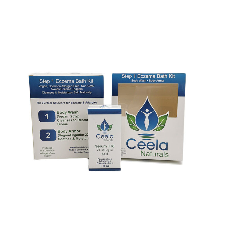 चमकदार सफेद कार्डबोर्ड पेपर बॉक्स पैकेजिंग रिटेल स्किन केयर बॉडी वॉश एप्लीकेशन