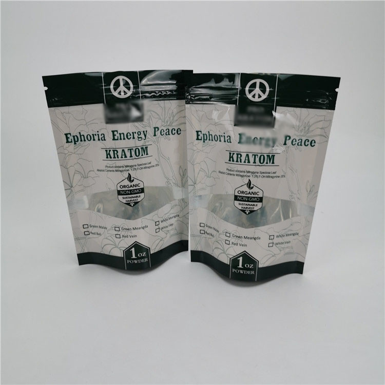 पर्यावरण के अनुकूल प्लास्टिक पाउच पैकेजिंग गंध सबूत ज़िप ताला CBD तेल खरपतवार बैग है