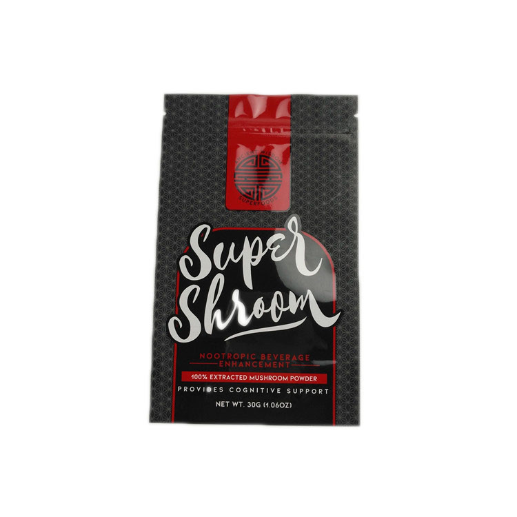 चमकदार खत्म एल्यूमीनियम पन्नी बैग खड़े हो जाओ