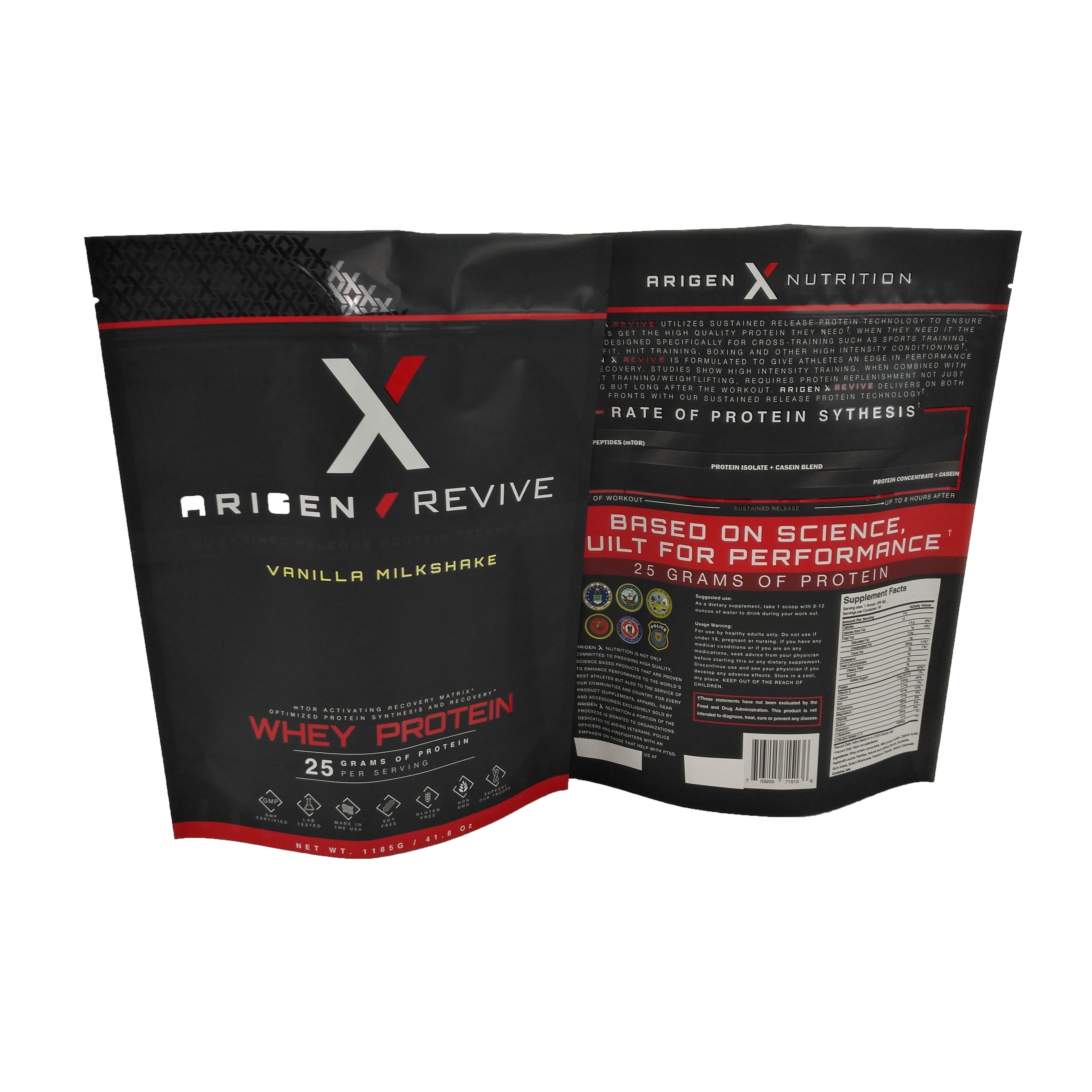 खाद्य ग्रेड एल्यूमीनियम पन्नी खड़े पाउच