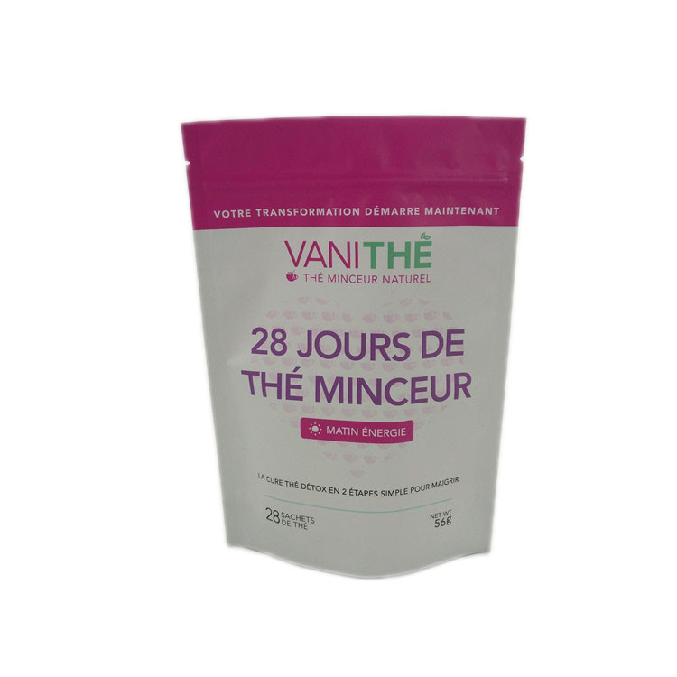 जिपर के साथ नमी सबूत स्नैक फूड पैकेजिंग बैग