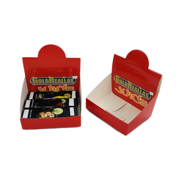 काउंटर प्रदर्शन पैकेजिंग बोतल जार आईएसओ पुन: प्रयोज्य कागज बॉक्स