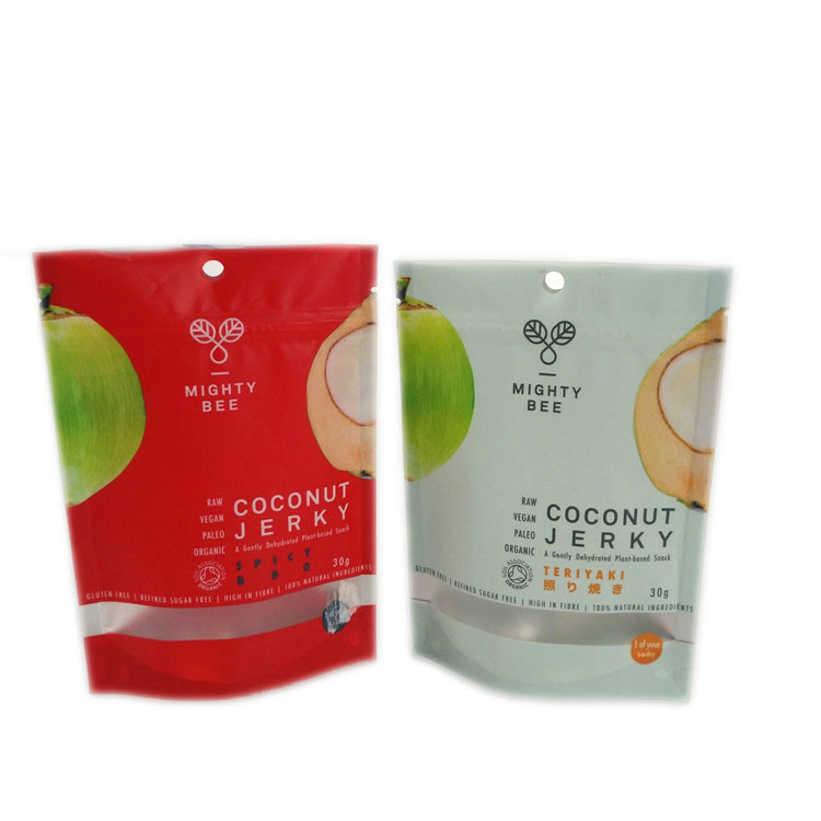 खाद्य ग्रेड हैंग होल होल पीईटी एल्यूमीनियम पन्नी प्लास्टिक पाउच