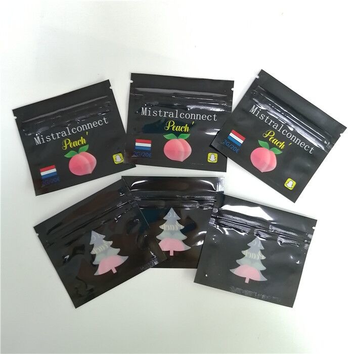 Gravure प्रिंटिंग फ्लैट 3.5g बाल सबूत ज़िपलॉक बैग