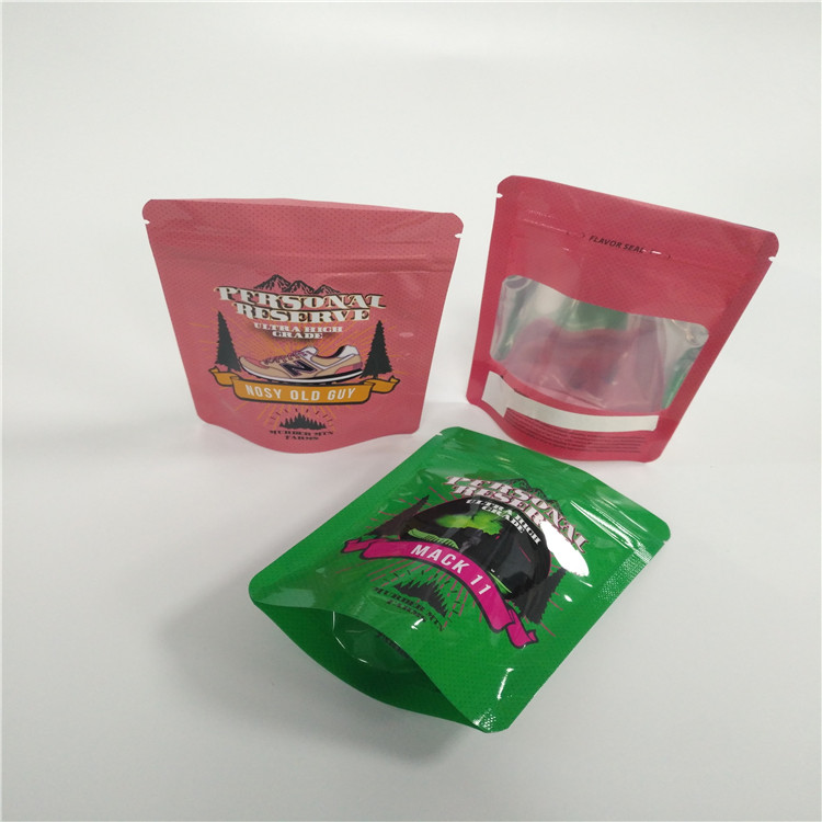 एल्युमिनियम फॉयल 7 जी रेसेलेबल मायलर स्टैंड अप बैग