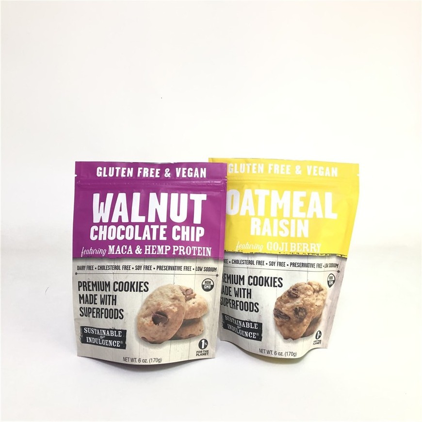 खाद्य ग्रेड कुकी अखरोट काजू पैकेजिंग बैग खाद्य Mylar बैग अनुकूलित स्टैंड अप