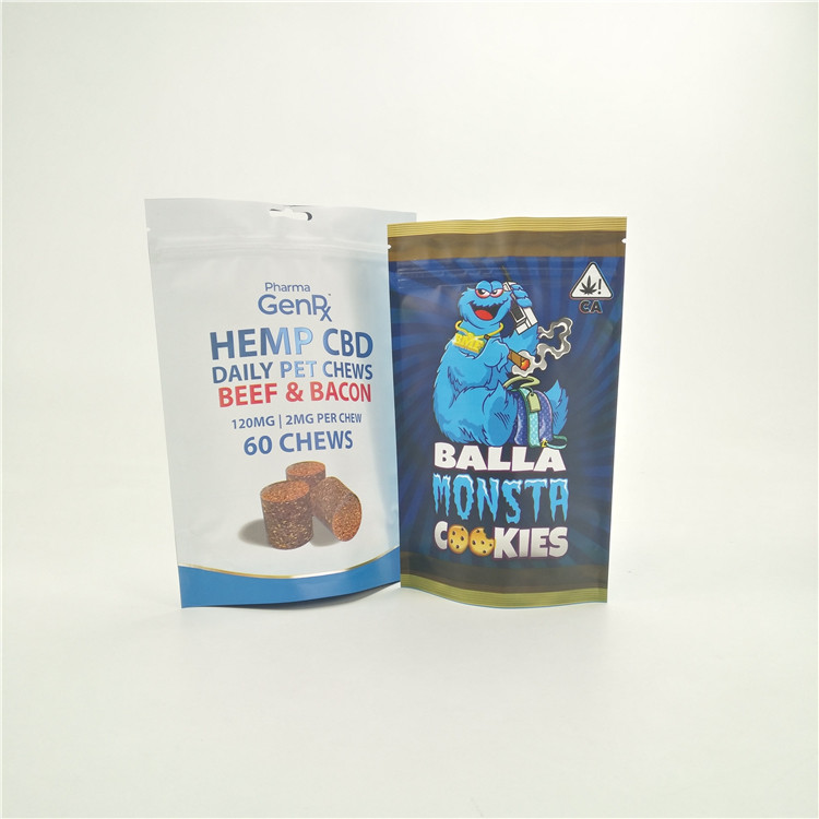 अनुकूलित बच्चे के सबूत बैग नमी सबूत खरपतवार CBD runtz जंगल कुकीज़ दवा बैग खड़े हो जाओ