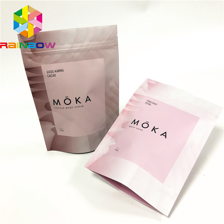 उच्च गुणवत्ता वाले बायोडिग्रेडेबल गंध प्रूफ मैट ब्लैक जिपलॉक प्लास्टिक पैकेजिंग बैग