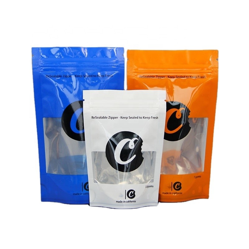 खरपतवार फूलों के लिए गंध सबूत हर्बल पैकेजिंग बैग सीबीडी गांजा भालू पैकेजिंग बैग कुकीज़ बैग