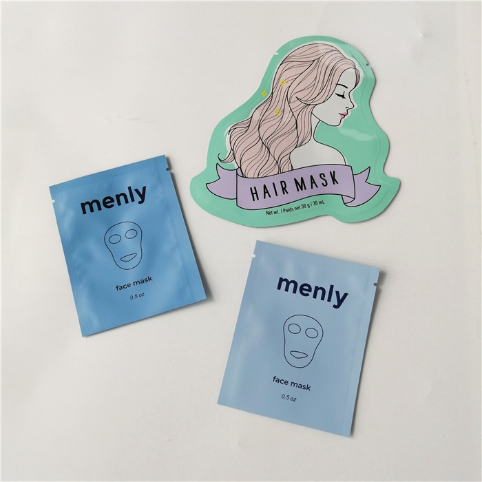 धात्विक स्किनकेयर कॉस्मेटिक पैकेजिंग बैग 3ml 5ml मॉइस्चराइजर क्रीम पैकेट / कॉस्मेटिक ब्रश बैग