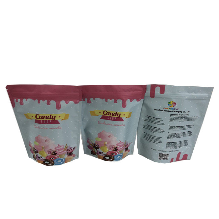 280 ग्राम प्रोटीन शेक डॉयपैक 100 माइक्रोन मैट मायलर जिपर बैग