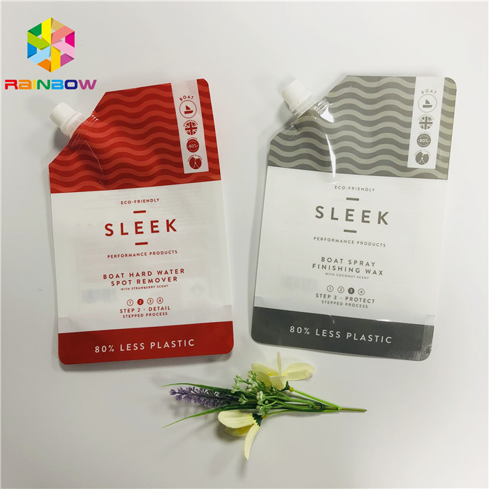 तरल पेय 100 मिलीलीटर 4 ऑउंस बीपीए फ्री टोंटी पाउच पैकेजिंग