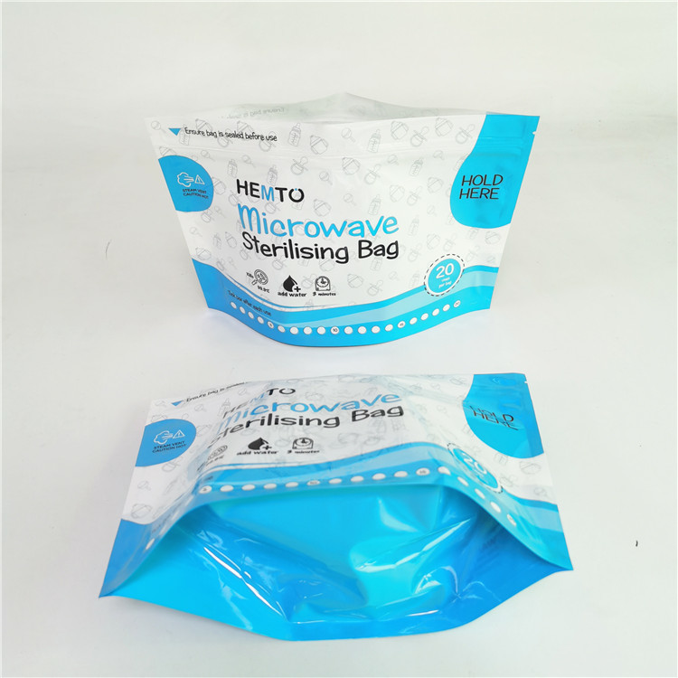 खाद्य ग्रेड 120mic VMPET माइक्रोवेव स्टेरलाइजर ओवन बैग