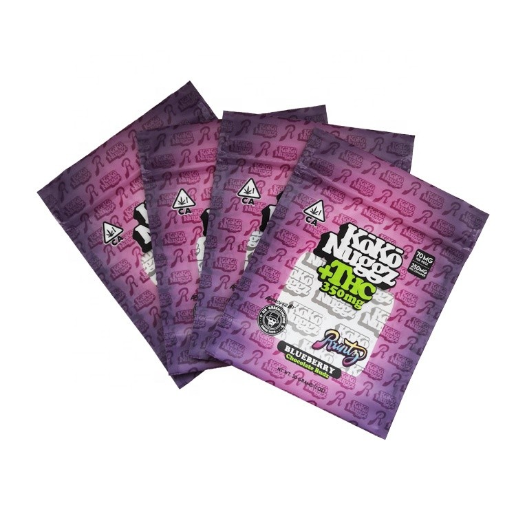 हीट सील हर्बल 180 माइक्रोन सीबीडी कैनबिस पाउच स्टैंड