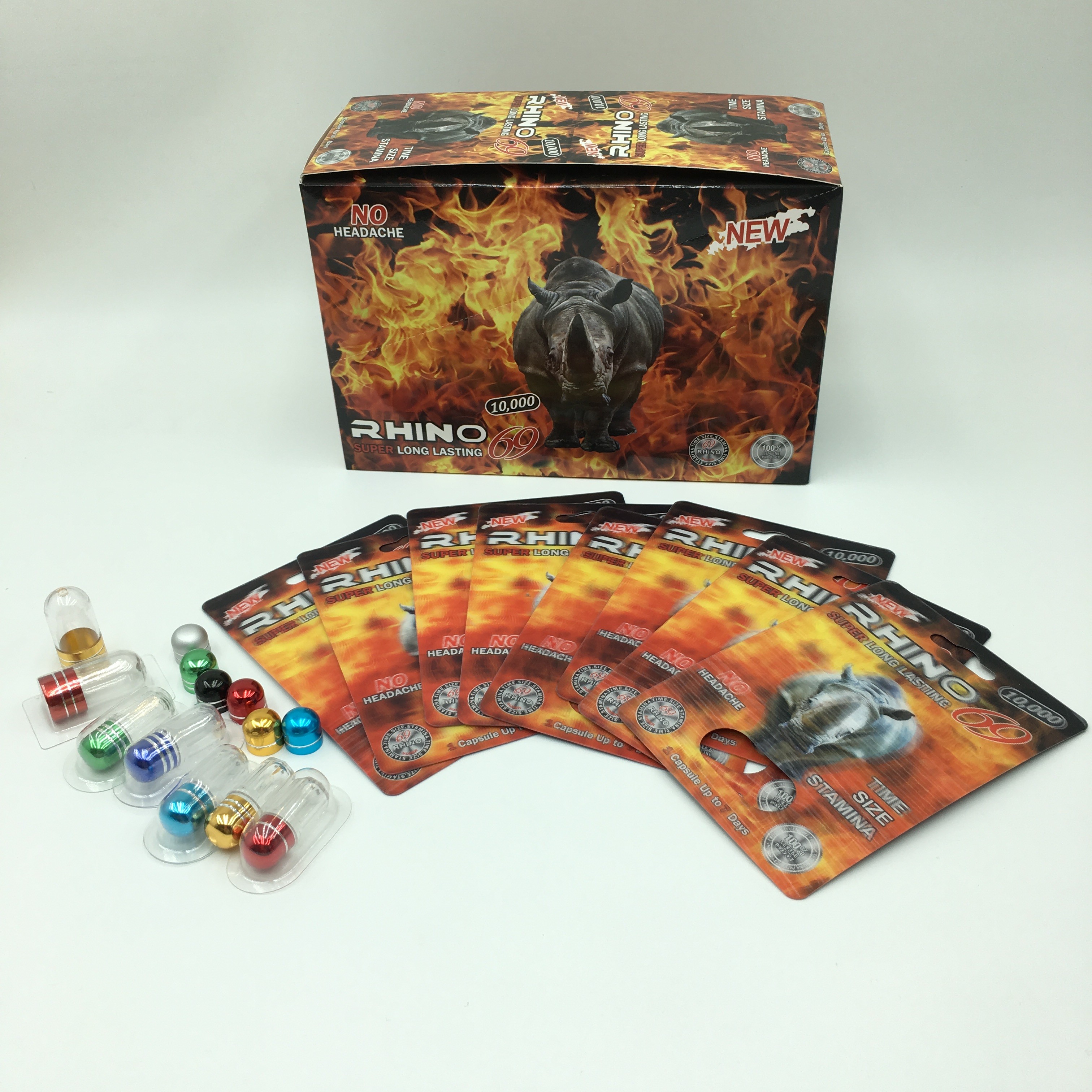 बुलेट के साथ RHINO पिल 60 * 80 सेमी पीवीसी 3 डी लेंटिकुलर कार्ड