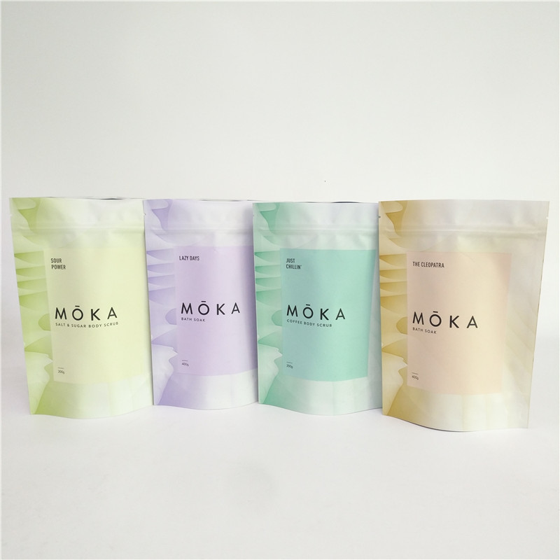 200G रीसेबलेबल 110 माइक्रोन माइलर एल्यूमीनियम पन्नी बैग CMYK