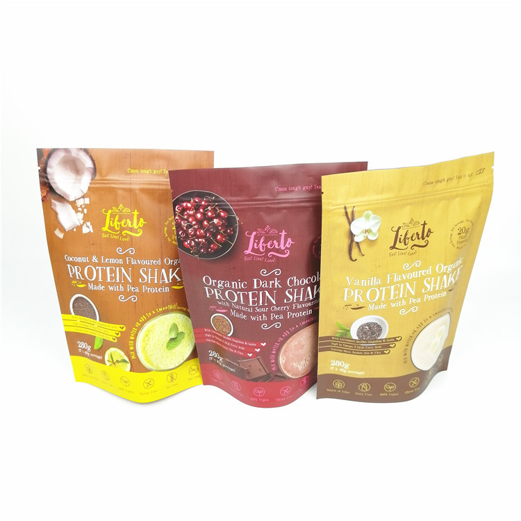 डिजिटल प्रिंटिंग फ़ॉइल पाउच Kratom पाउडर पैकेजिंग जिपर mylar बैग खड़े हो जाओ