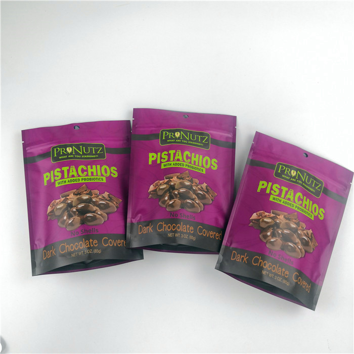 कस्टम लोगो टुकड़े टुकड़े में गर्मी सील नट पैकेजिंग के लिए वैक्यूम पैकिंग बैग