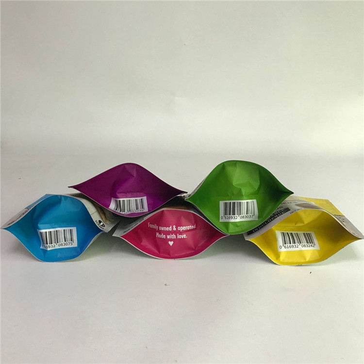 एल्युमिनियम फॉयल ग्रैव्योर प्रिंटिंग 120mic फ़ूड पैकेजिंग बैग्स