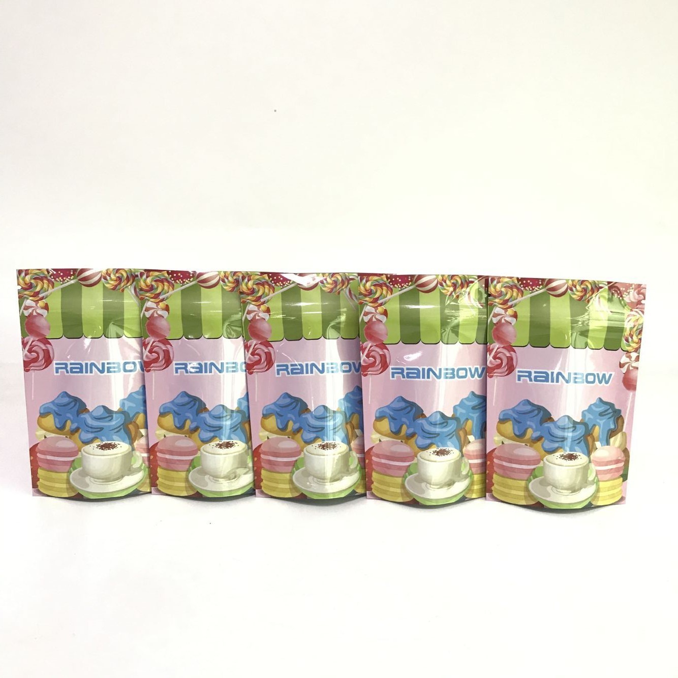 स्नैक पैकेजिंग के लिए डिजिटल प्रिंटिंग फूड पैकिंग बैग एल्युमिनियम फॉयल बैग