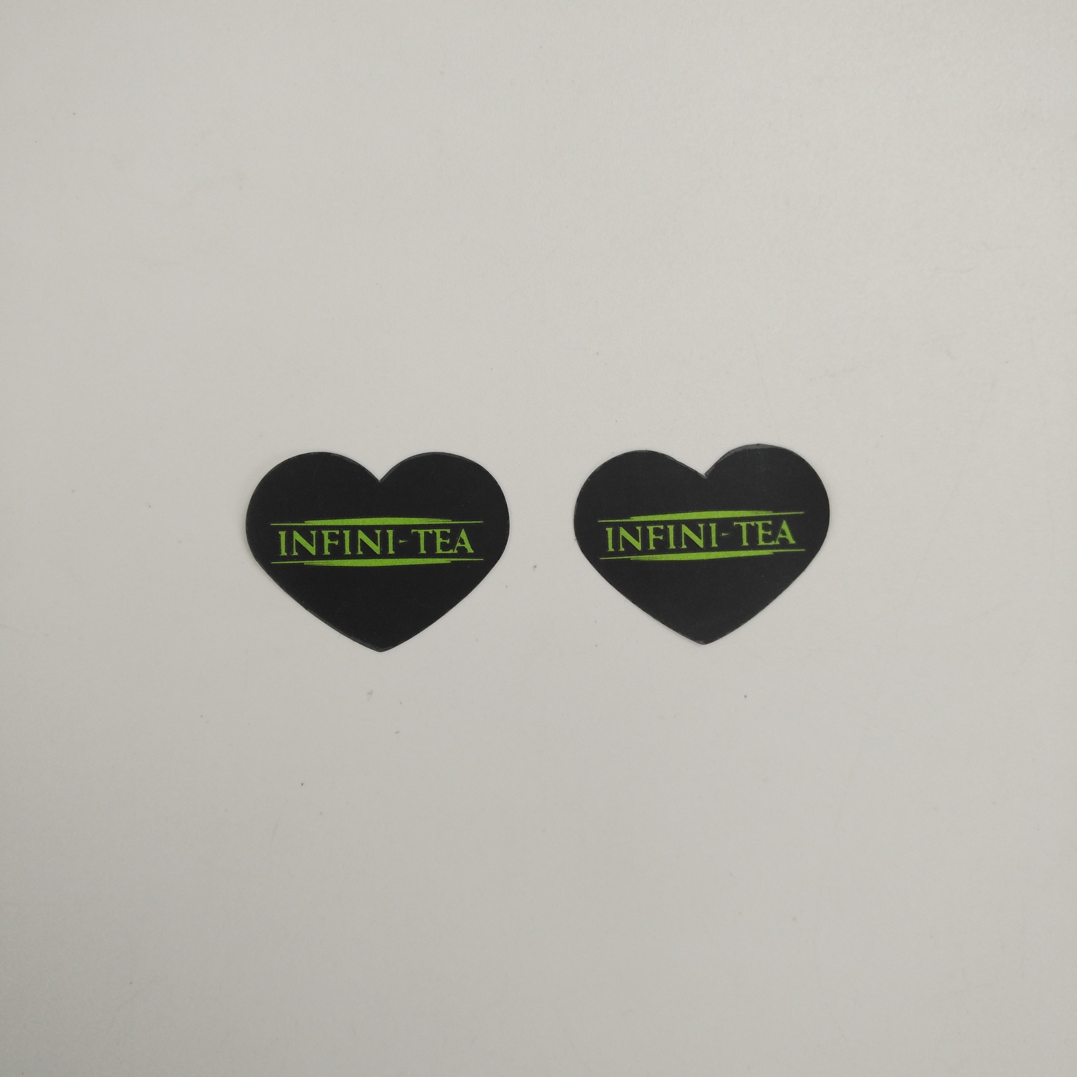 बोतलों के लिए VMPET 60x60MM 20 माइक्रोन होलोग्राफिक फिल्म लेबल